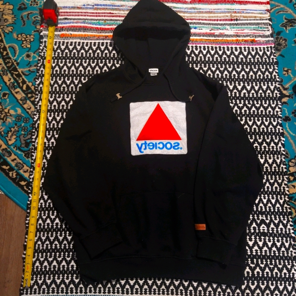 Society brand citgo hooded sweatshirt men's x